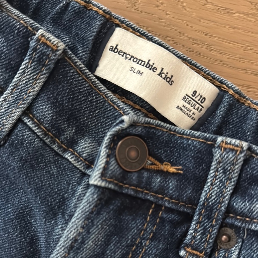 Boys Abercrombie & Fitch slim denim size 9/10